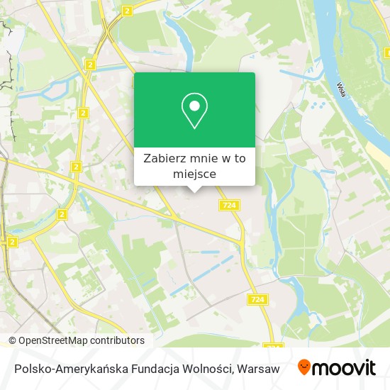 Mapa Polsko-Amerykańska Fundacja Wolności