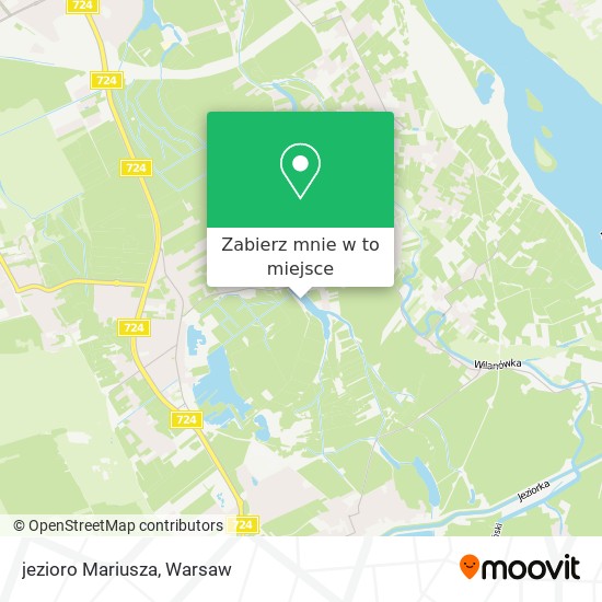 Mapa jezioro Mariusza