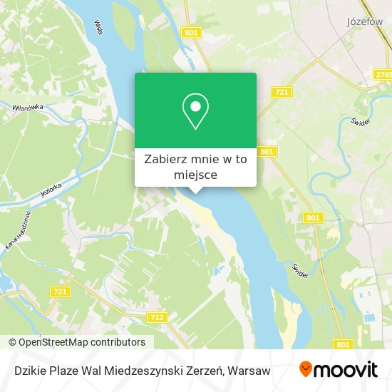 Mapa Dzikie Plaze Wal Miedzeszynski Zerzeń