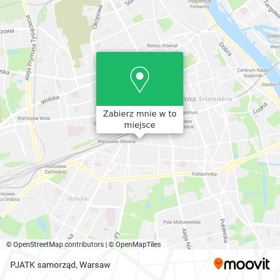 Mapa PJATK samorząd