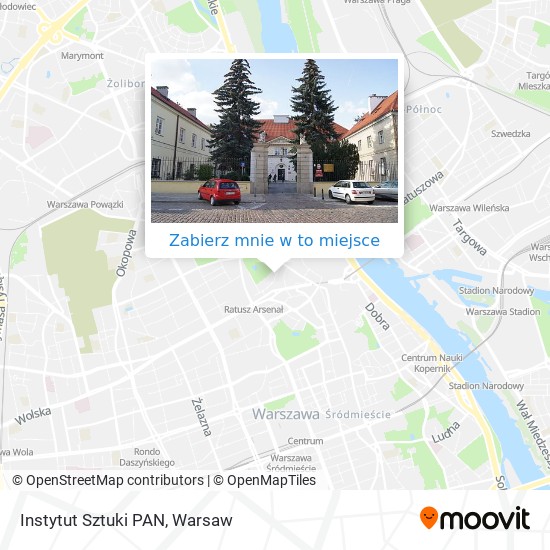 Mapa Instytut Sztuki PAN