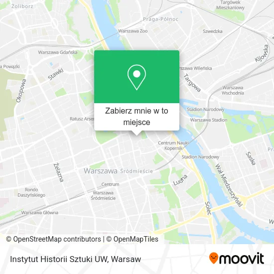 Mapa Instytut Historii Sztuki UW