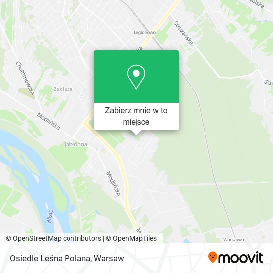 Mapa Osiedle Leśna Polana