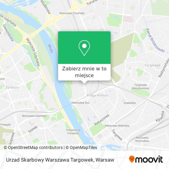 Mapa Urzad Skarbowy Warszawa Targowek