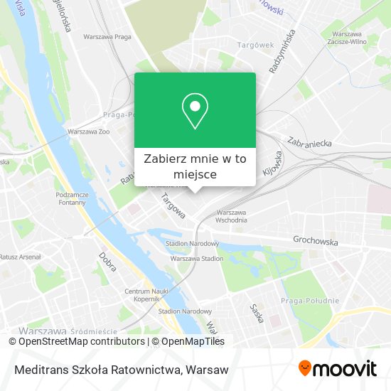 Mapa Meditrans Szkoła Ratownictwa