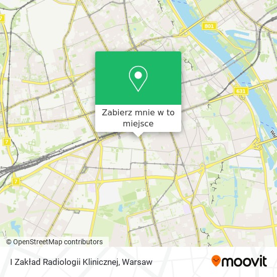 Mapa I Zakład Radiologii Klinicznej