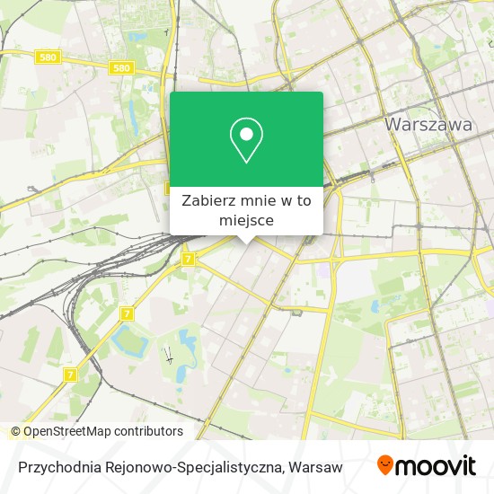 Mapa Przychodnia Rejonowo-Specjalistyczna