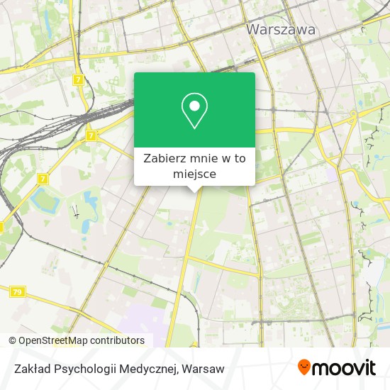 Mapa Zakład Psychologii Medycznej