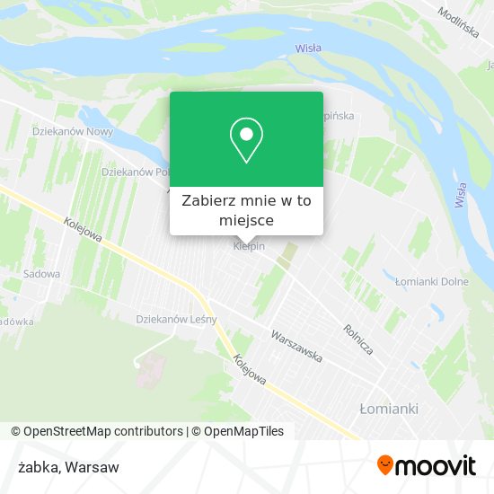 Mapa żabka