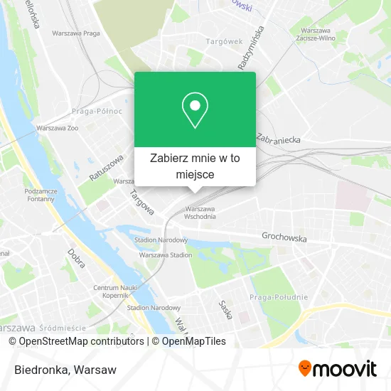 Mapa Biedronka