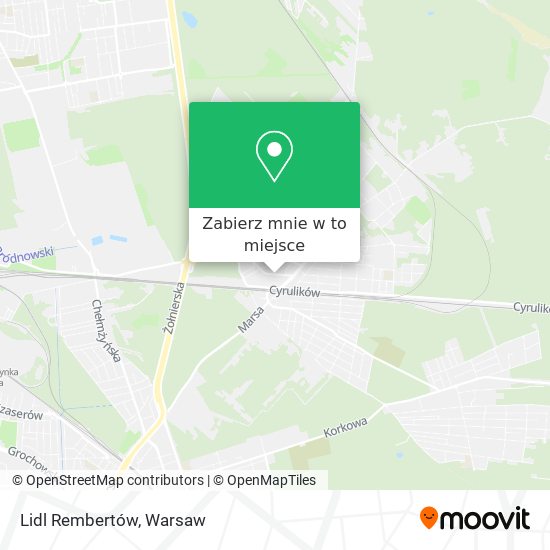 Mapa Lidl Rembertów