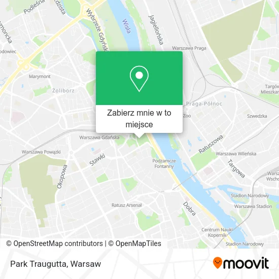 Mapa Park Traugutta