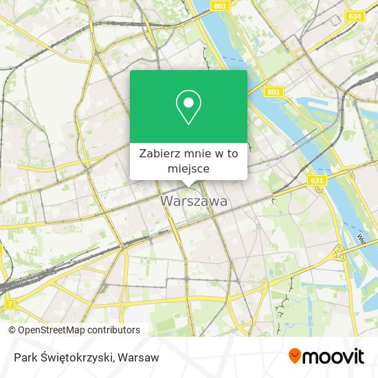 Mapa Park Świętokrzyski