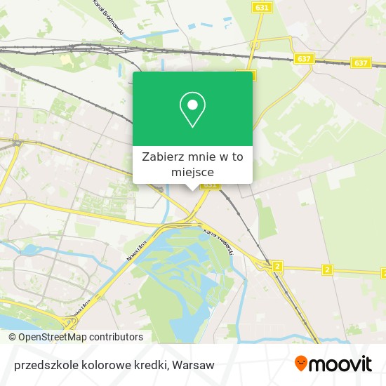 Mapa przedszkole kolorowe kredki