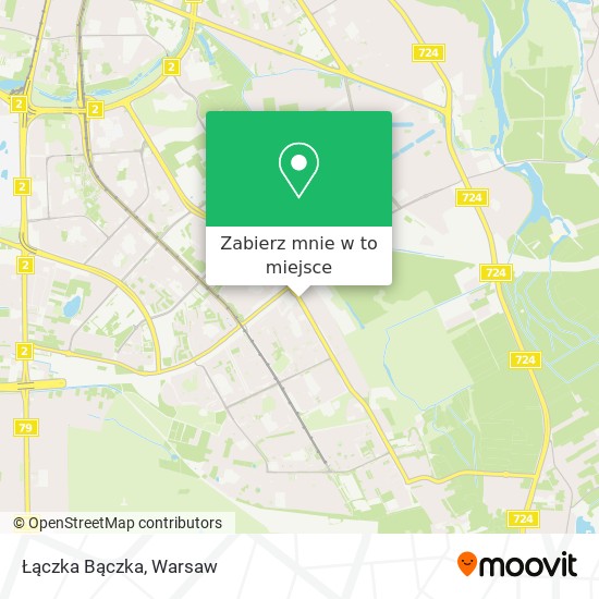 Mapa Łączka Bączka