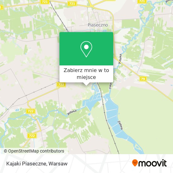 Mapa Kajaki Piaseczne