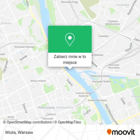 Mapa Wisła