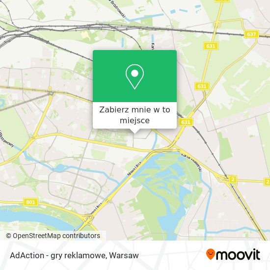 Mapa AdAction - gry reklamowe