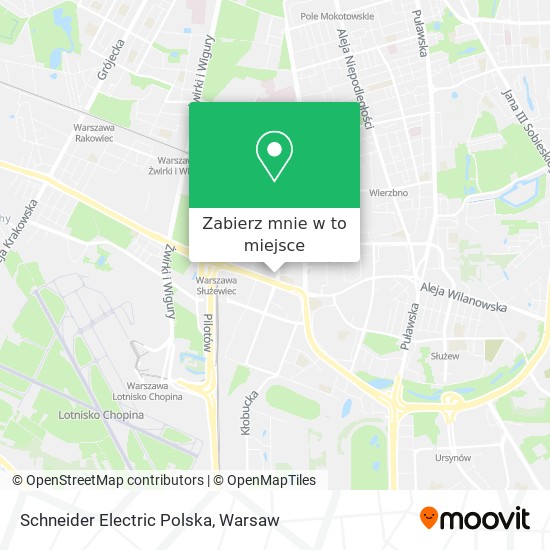 Mapa Schneider Electric Polska