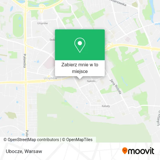Mapa Ubocze