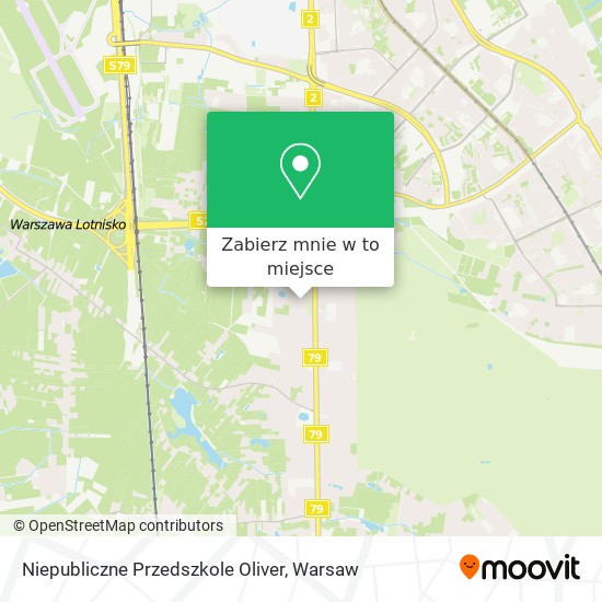 Mapa Niepubliczne Przedszkole Oliver