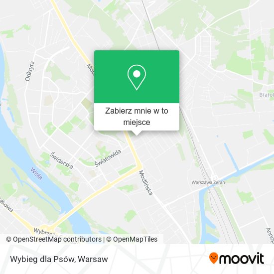 Mapa Wybieg dla Psów