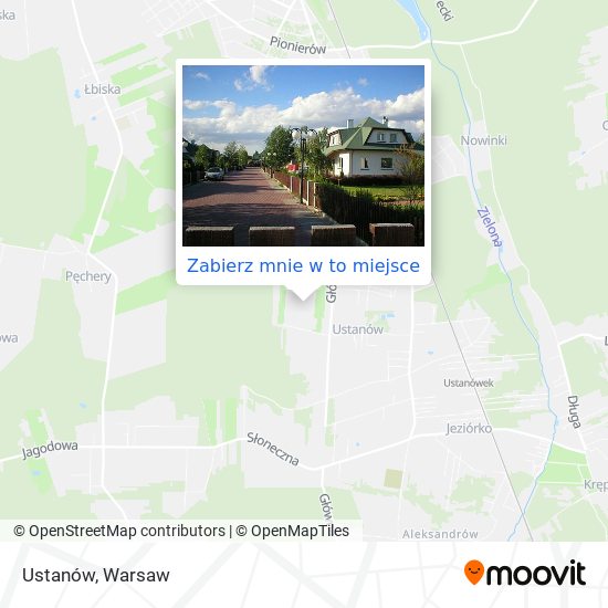 Mapa Ustanów