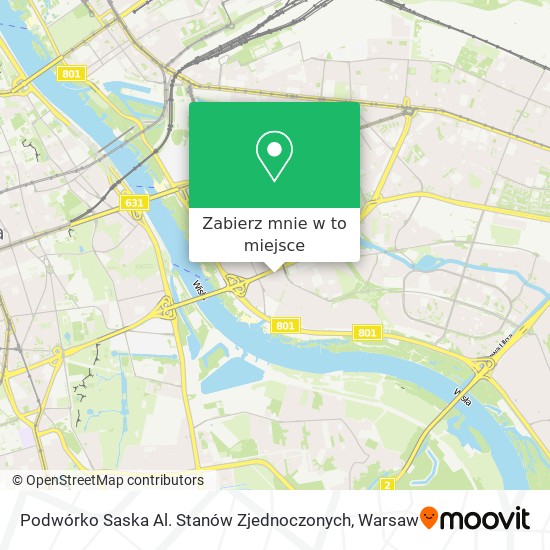 Mapa Podwórko Saska Al. Stanów Zjednoczonych