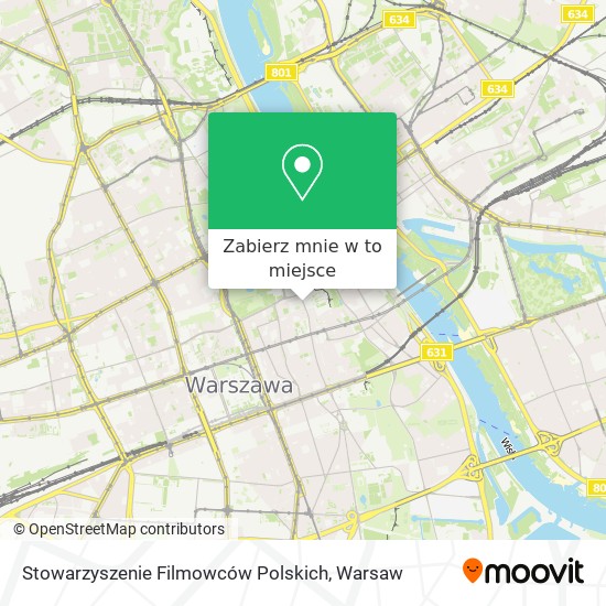 Mapa Stowarzyszenie Filmowców Polskich