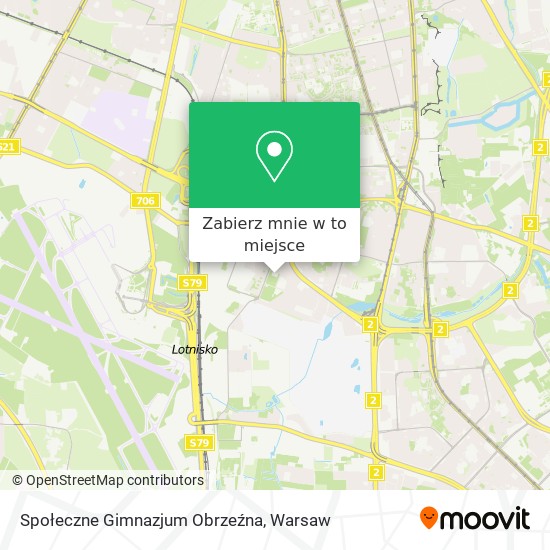 Mapa Społeczne Gimnazjum Obrzeźna