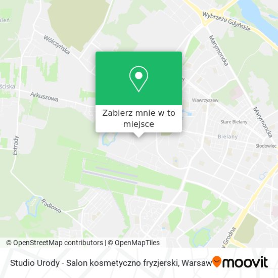 Mapa Studio Urody - Salon kosmetyczno fryzjerski