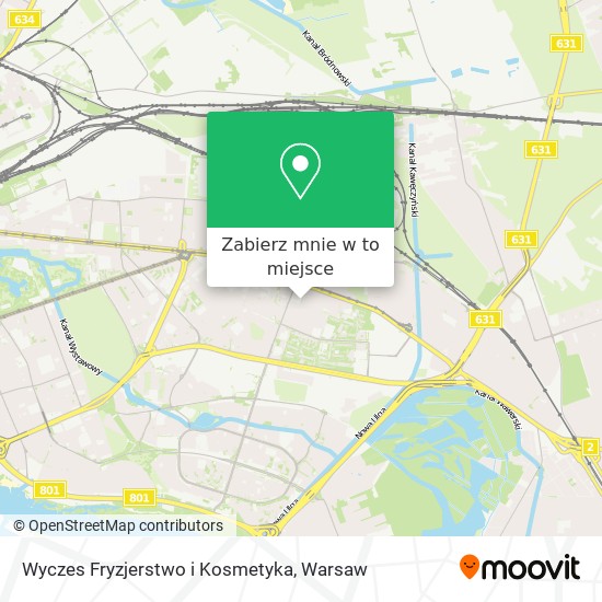 Mapa Wyczes Fryzjerstwo i Kosmetyka