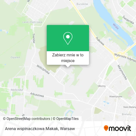 Mapa Arena wspinaczkowa Makak