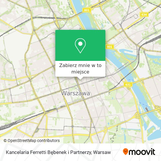 Mapa Kancelaria Ferretti Bębenek i Partnerzy