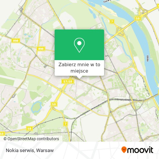 Mapa Nokia serwis