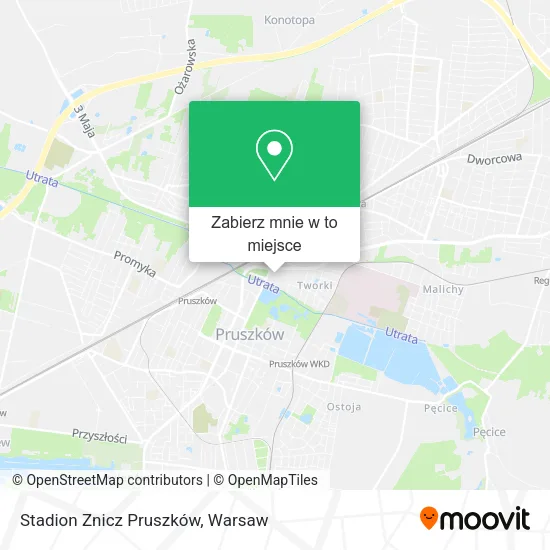 Mapa Stadion Znicz Pruszków
