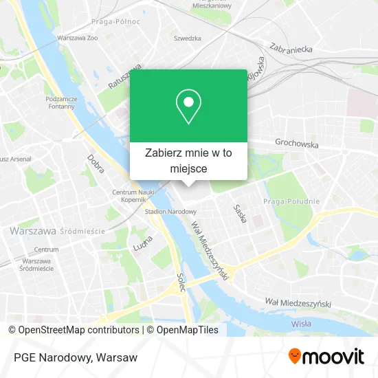 Mapa PGE Narodowy