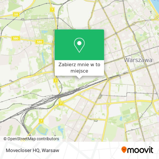 Mapa Movecloser HQ