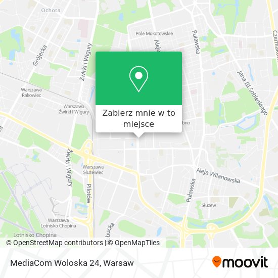 Mapa MediaCom Woloska 24