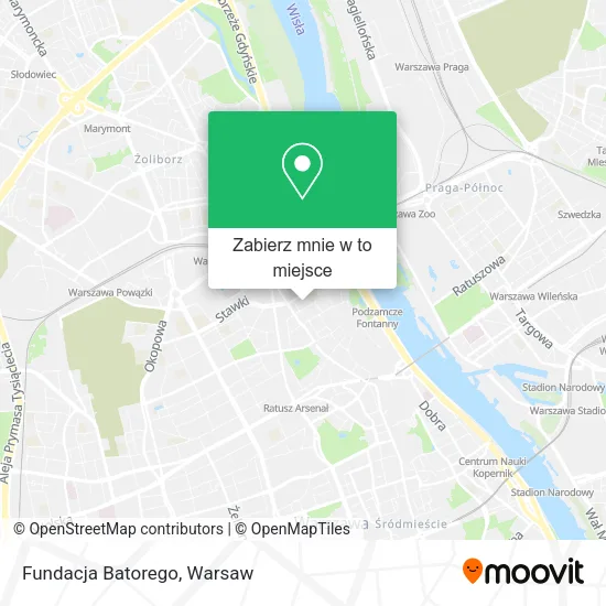 Mapa Fundacja Batorego