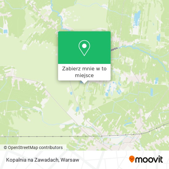 Mapa Kopalnia na Zawadach