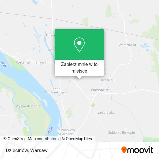 Mapa Dziecinów