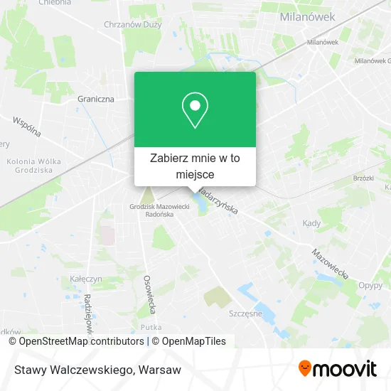 Mapa Stawy Walczewskiego