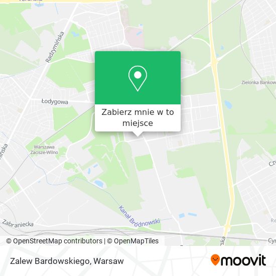 Mapa Zalew Bardowskiego