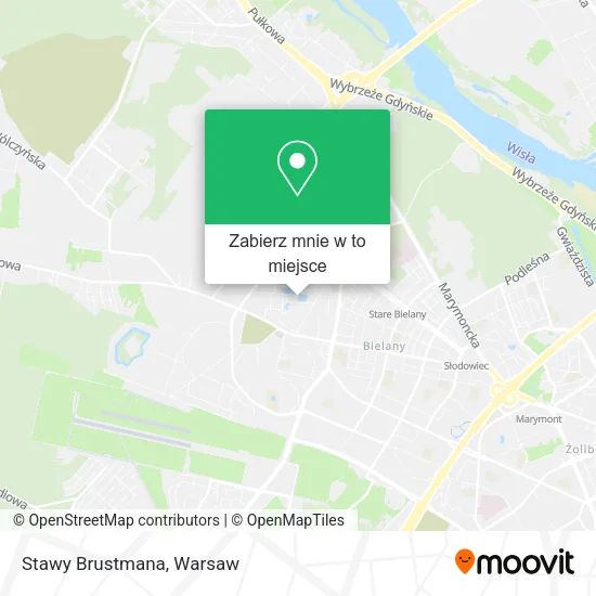 Mapa Stawy Brustmana