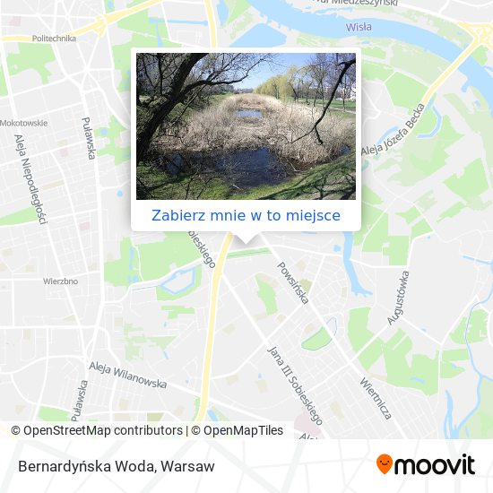 Mapa Bernardyńska Woda