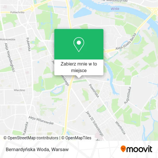 Mapa Bernardyńska Woda