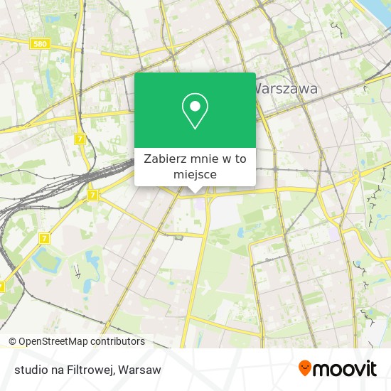 Mapa studio na Filtrowej