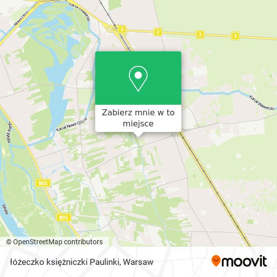 Mapa łóżeczko księżniczki Paulinki