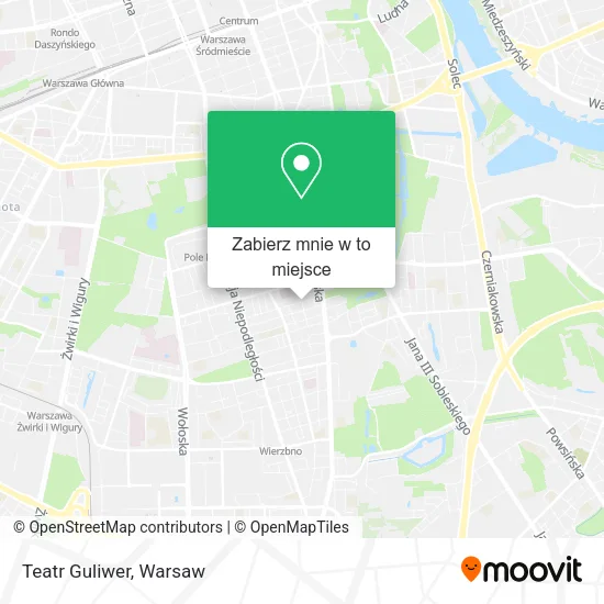 Mapa Teatr Guliwer